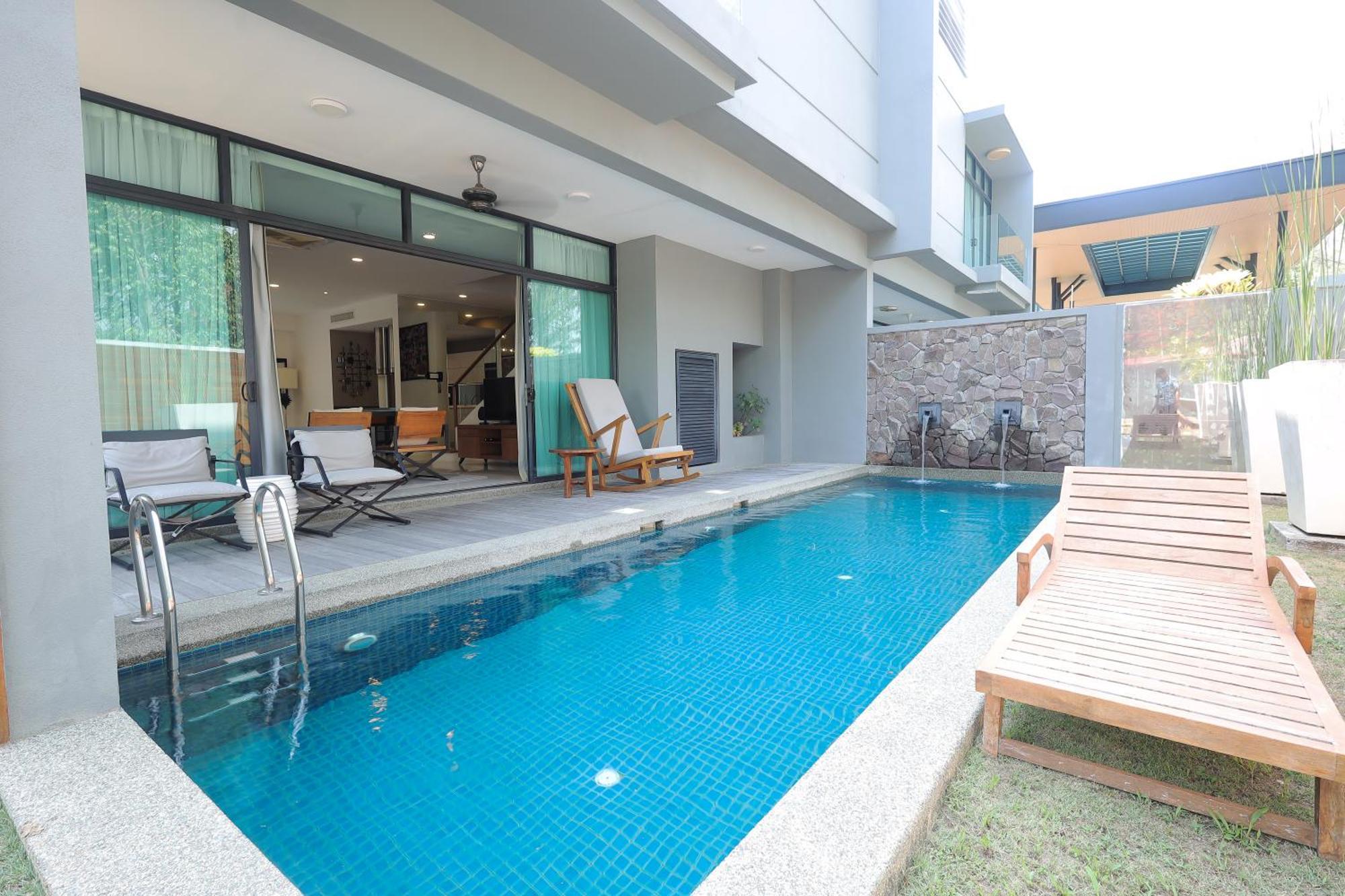 The Riyaz Lavanya Langkawi Pantai Cenang  Exterior photo A pool at a private house