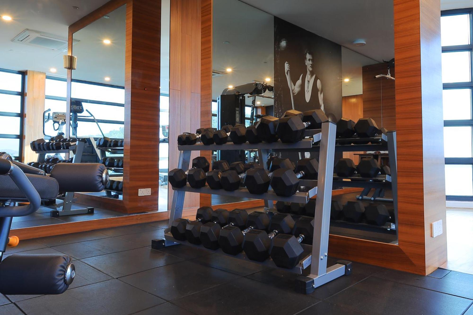 The Riyaz Lavanya Langkawi Pantai Cenang  Exterior photo A dumbbell rack