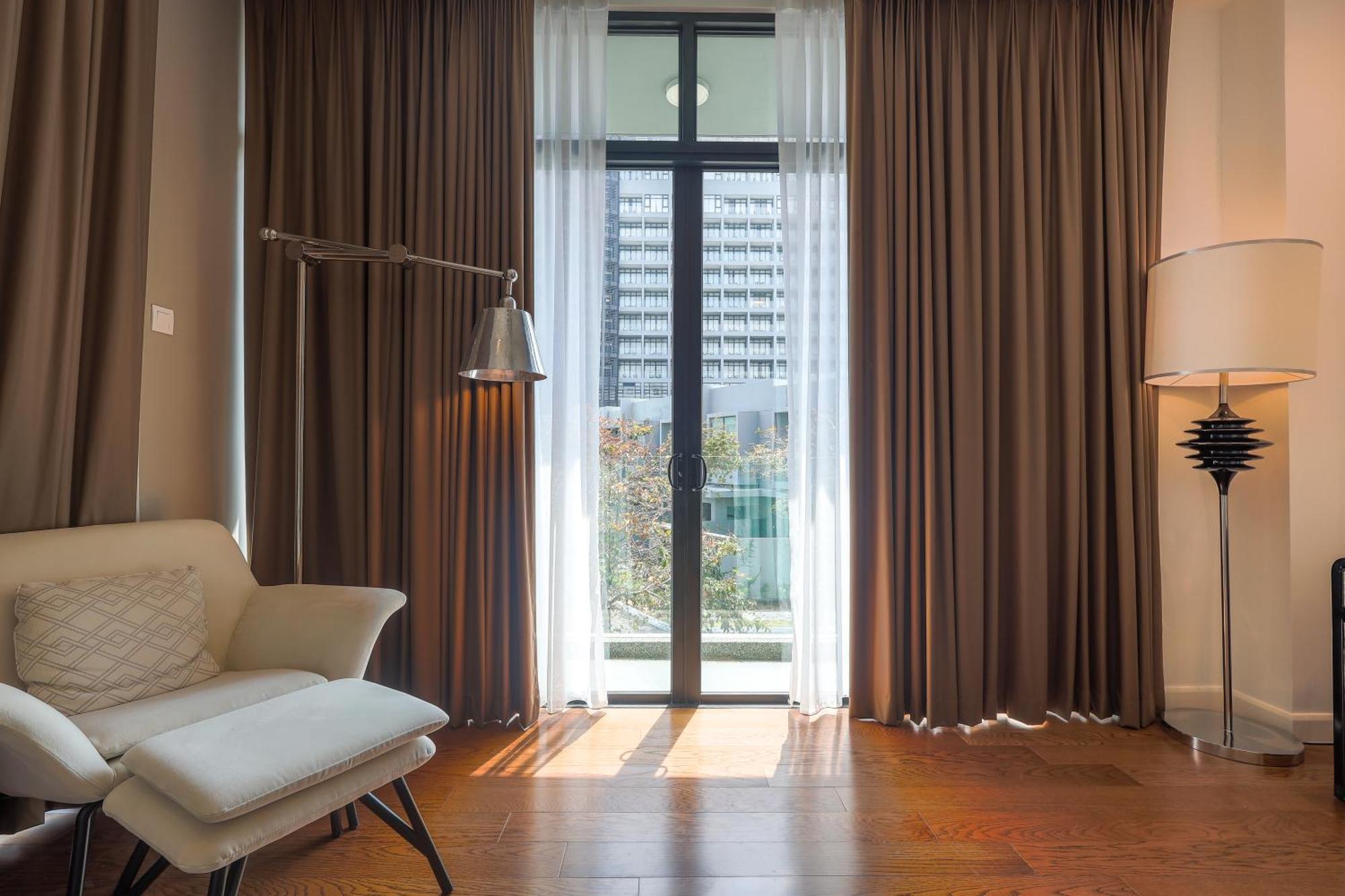 The Riyaz Lavanya Langkawi Pantai Cenang  Exterior photo Curtains in a living room